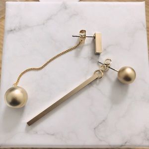 🛒6.99 SHIPPING Asymmetric Earrings 925 Silver